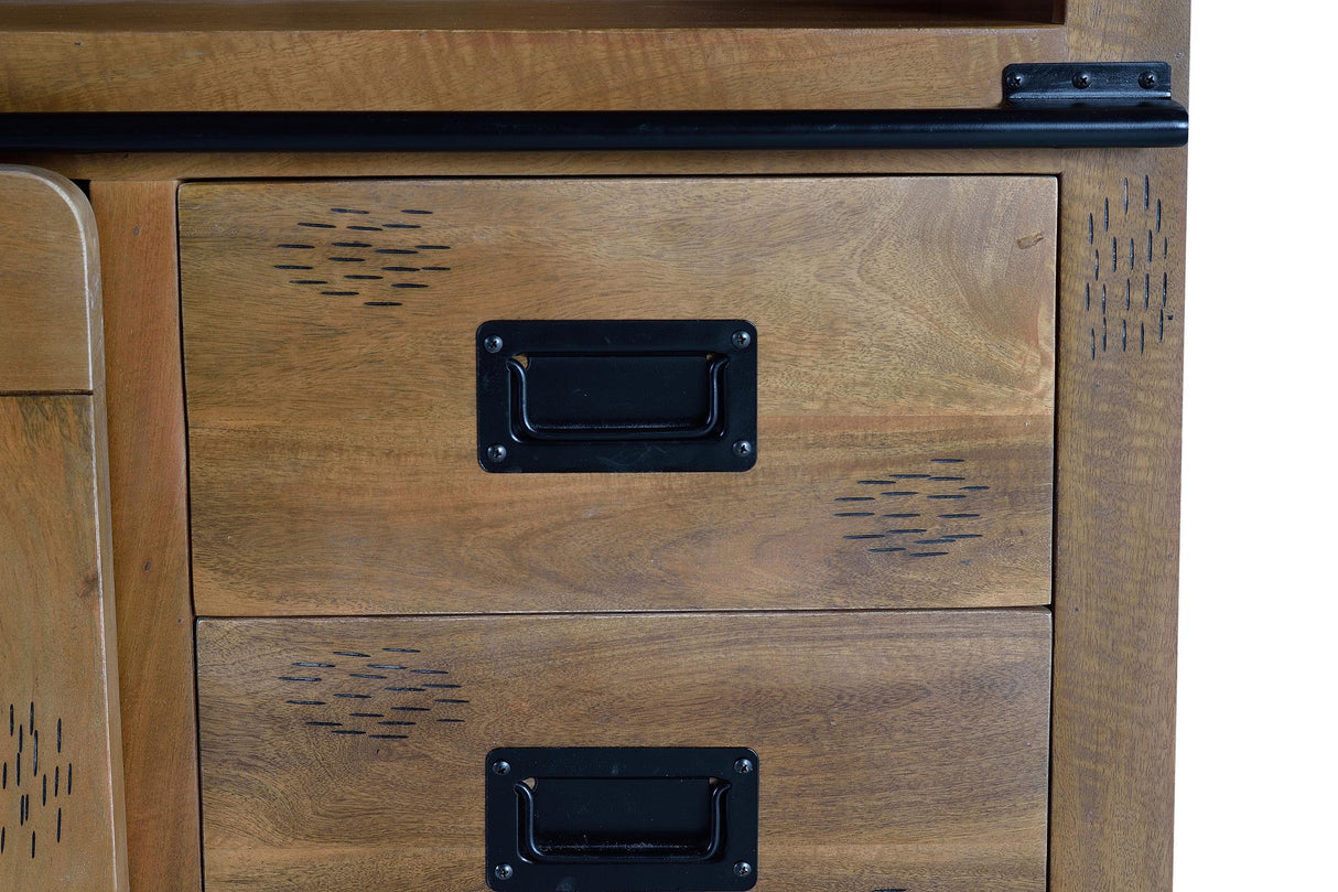 Biblioteca din Lemn de Mango cu Stil Industrial Giner y Colomer