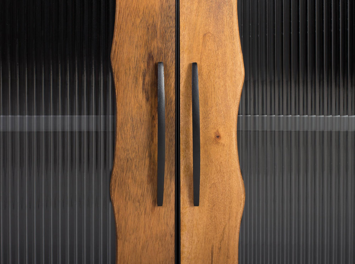 Comoda de Lemn de Mango si Metal cu 2 Usi Glisante si 6 Sertare Giner y Colomer