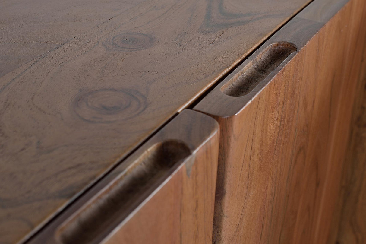 Comoda cu 6 usi din Lemn de Acacia si Picioare Metalice Giner y Colomer