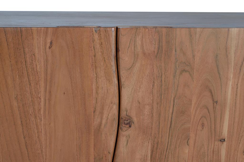 Comoda cu 6 usi din Lemn de Acacia si Picioare Metalice Giner y Colomer