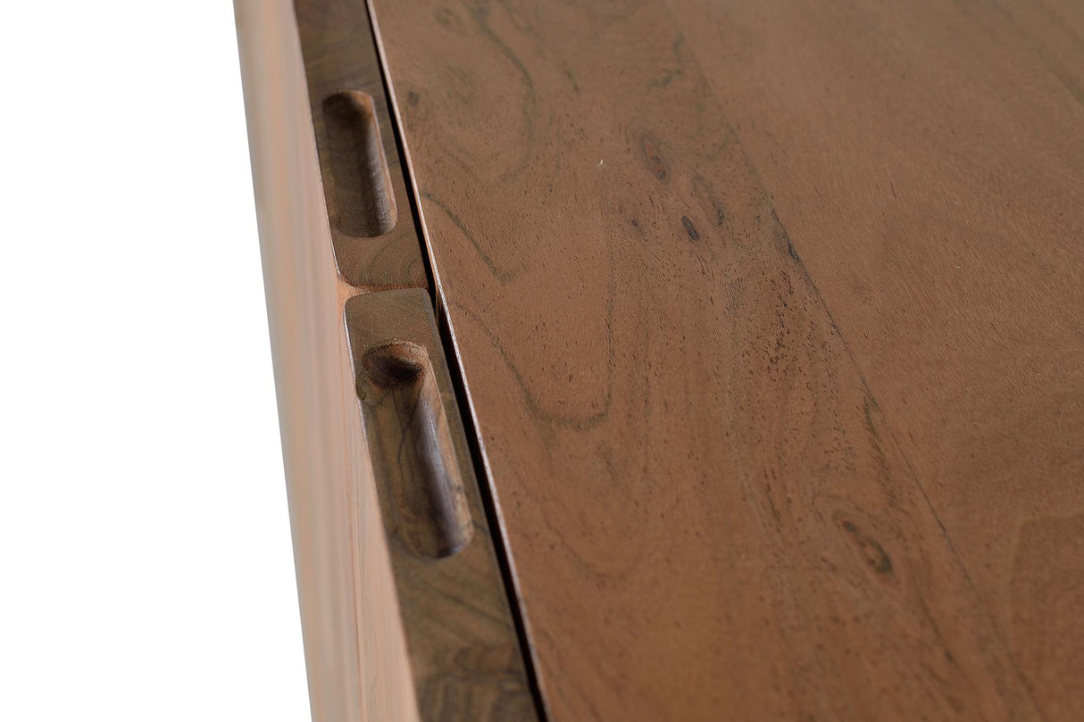 Comoda cu 6 usi din Lemn de Acacia si Picioare Metalice Giner y Colomer