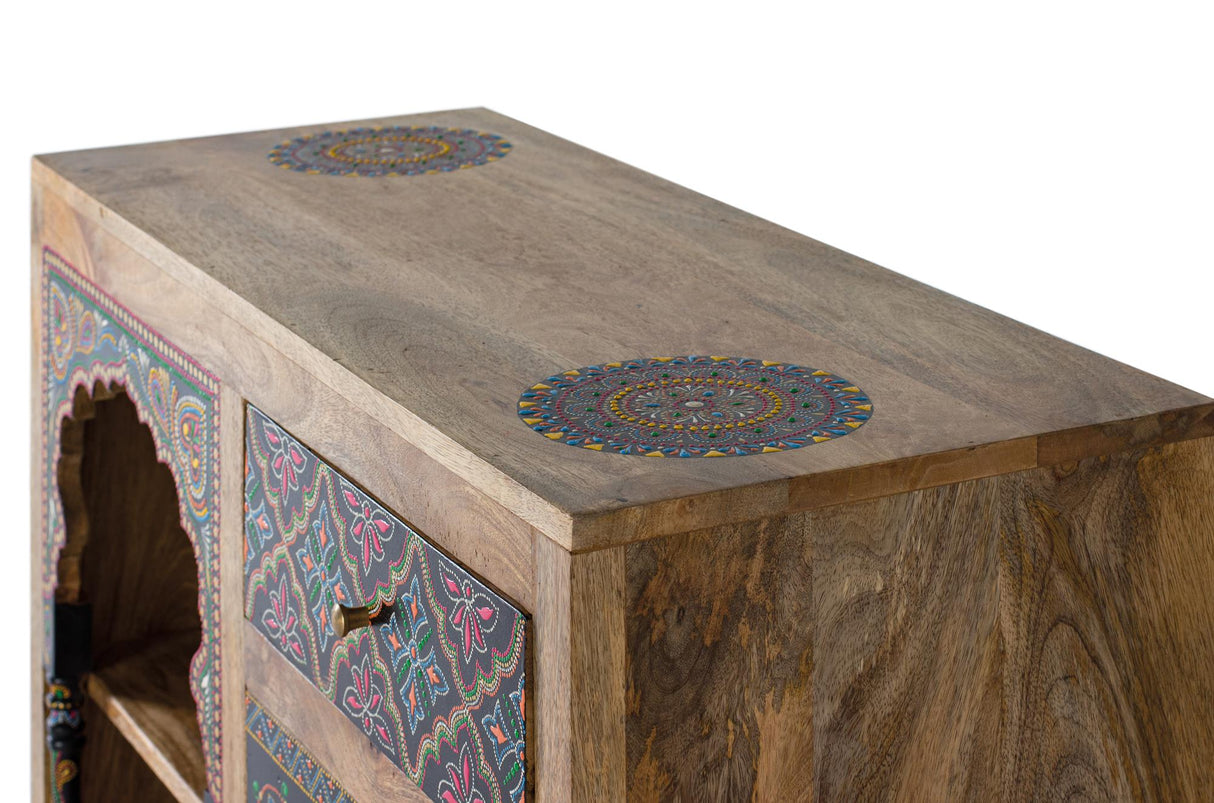 Comoda din Lemn de Mango cu Sertare Pictate Manual Giner y Colomer