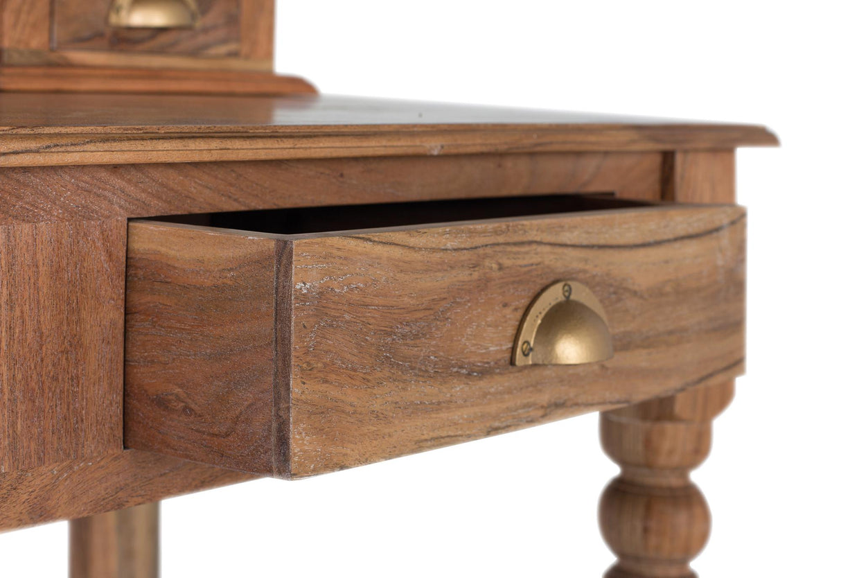 Masa de Machiaj din Lemn de Mango cu Baza Metalica Giner y Colomer