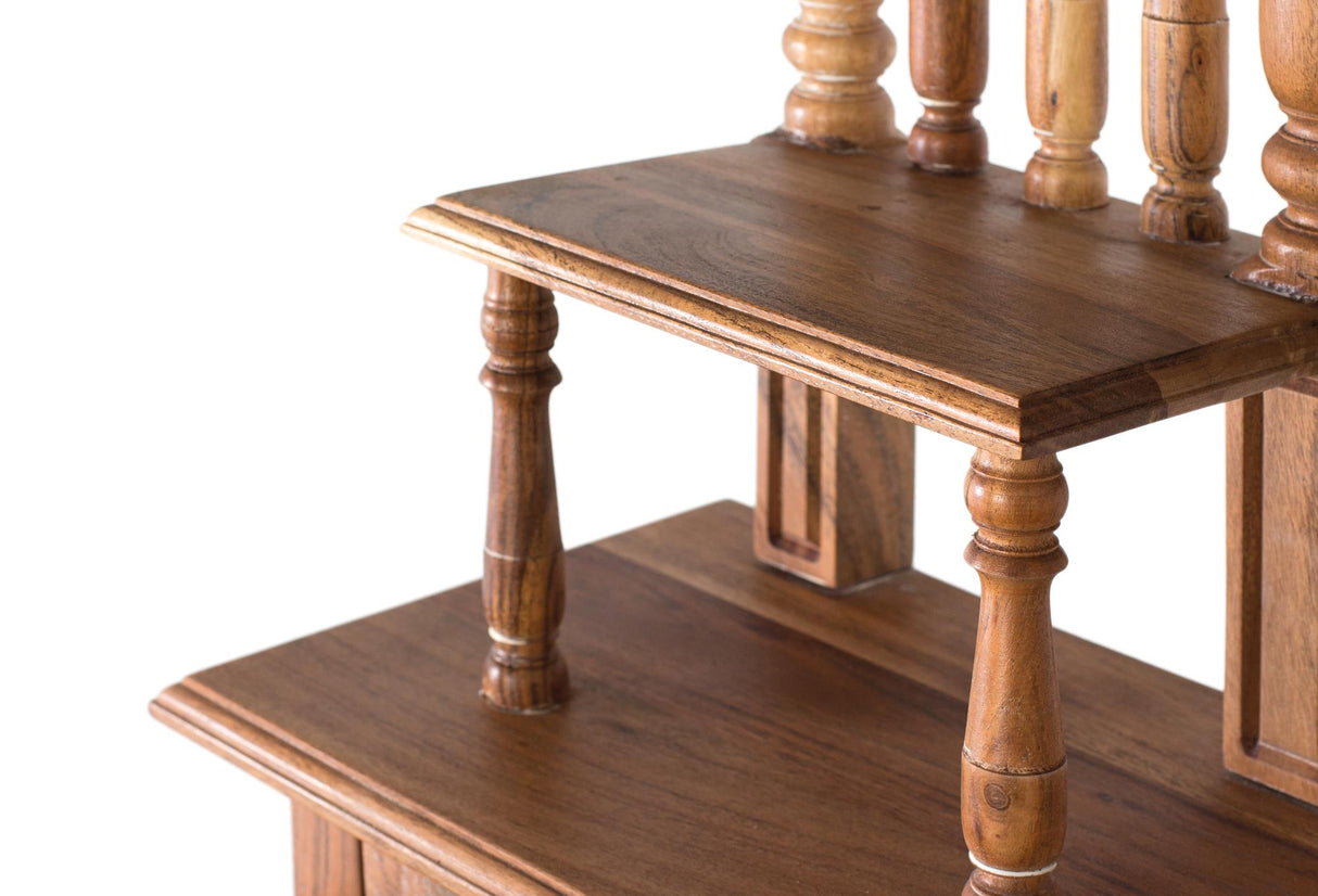 Masa de Machiaj din Lemn de Mango cu Baza Metalica Giner y Colomer