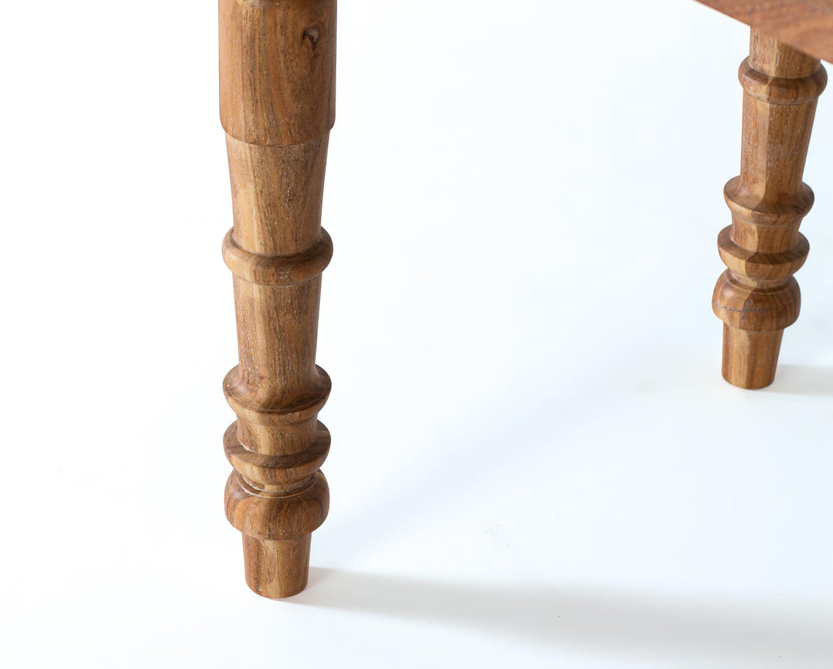 Masa de Machiaj din Lemn de Mango cu Baza Metalica Giner y Colomer