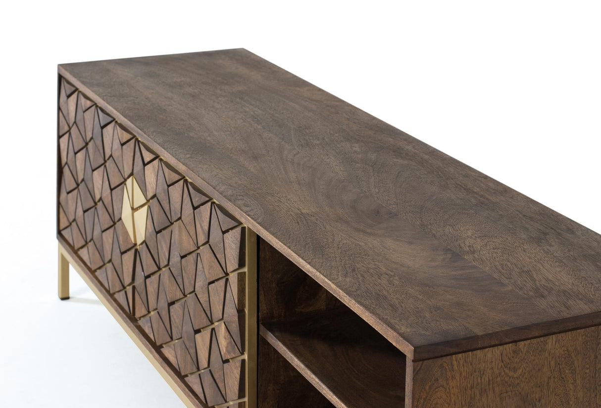 Comoda TV din Lemn de Mango si Metal Giner y Colomer