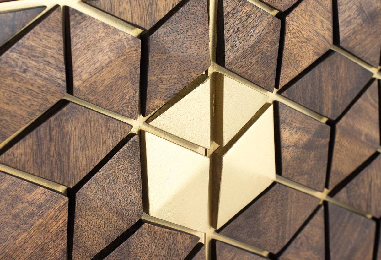 Comoda TV din Lemn de Mango si Metal Giner y Colomer