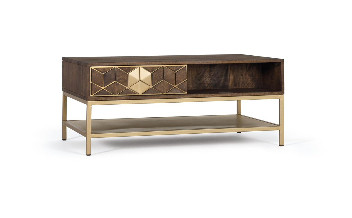 Masa de Cafea din Lemn de Mango si Metal Giner y Colomer