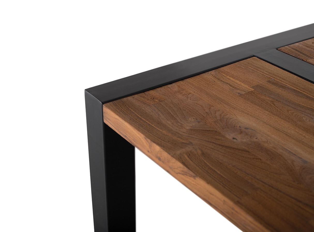 Masa Cafea din Tec cu Structura Metalica Giner y Colomer