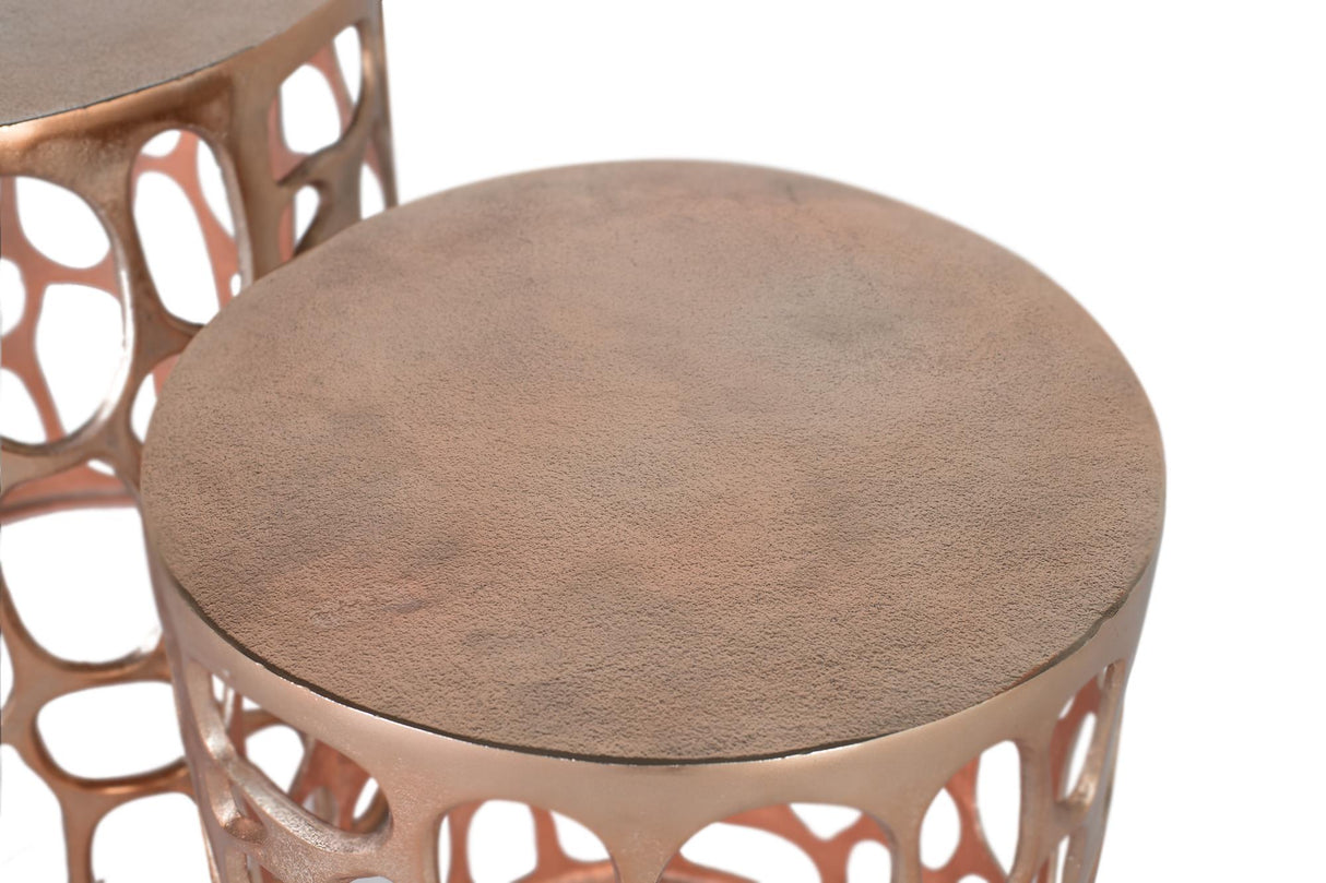 Set de 2 Mese de Centru din Metal pentru un Decor Modern Giner y Colomer