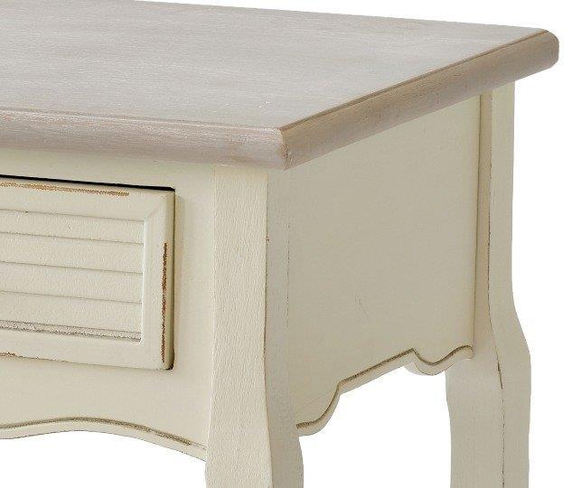 Consola Pictata in Stilul Provence cu Doua Sertare Livin Hill