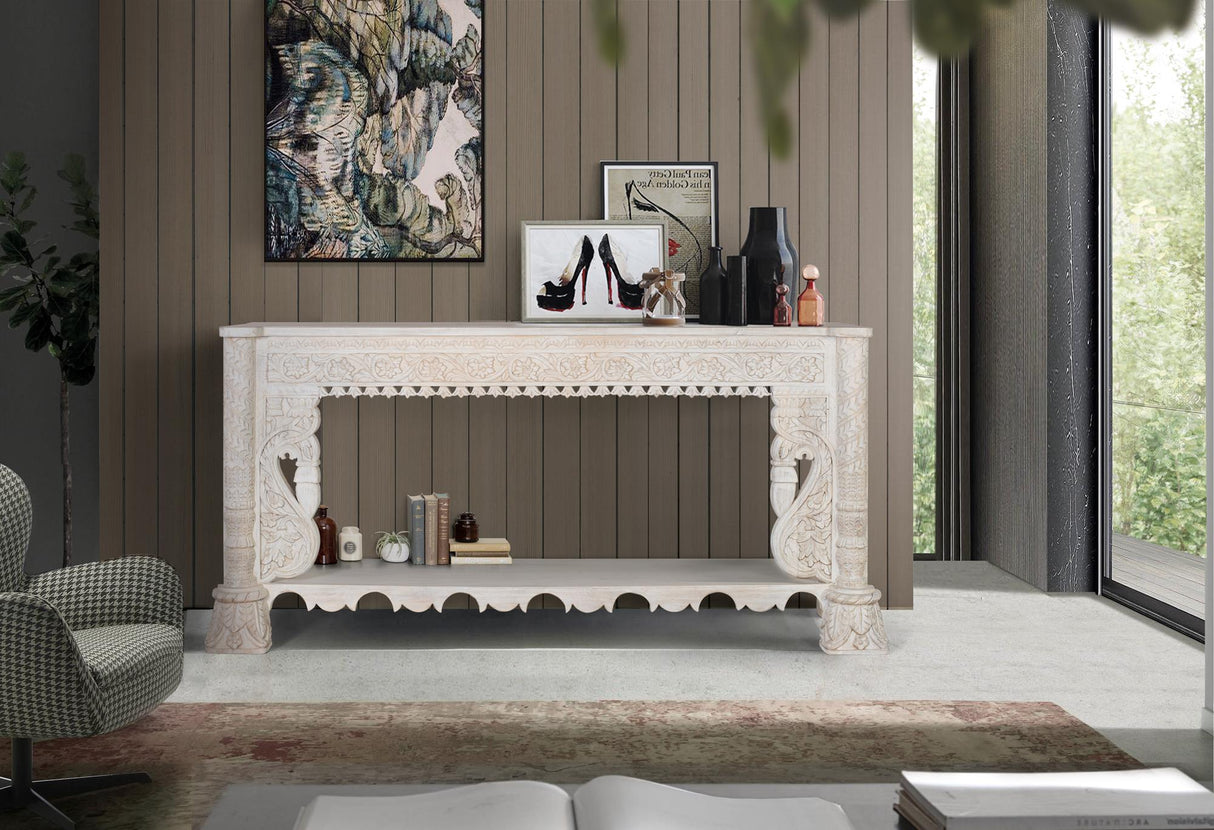 Consola din Mango cu Tavita Inferioara Giner y Colomer