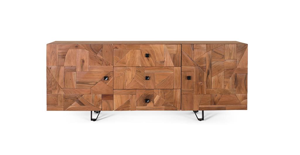 Comoda din Lemn de Acacia cu Picioare Metalice Giner y Colomer