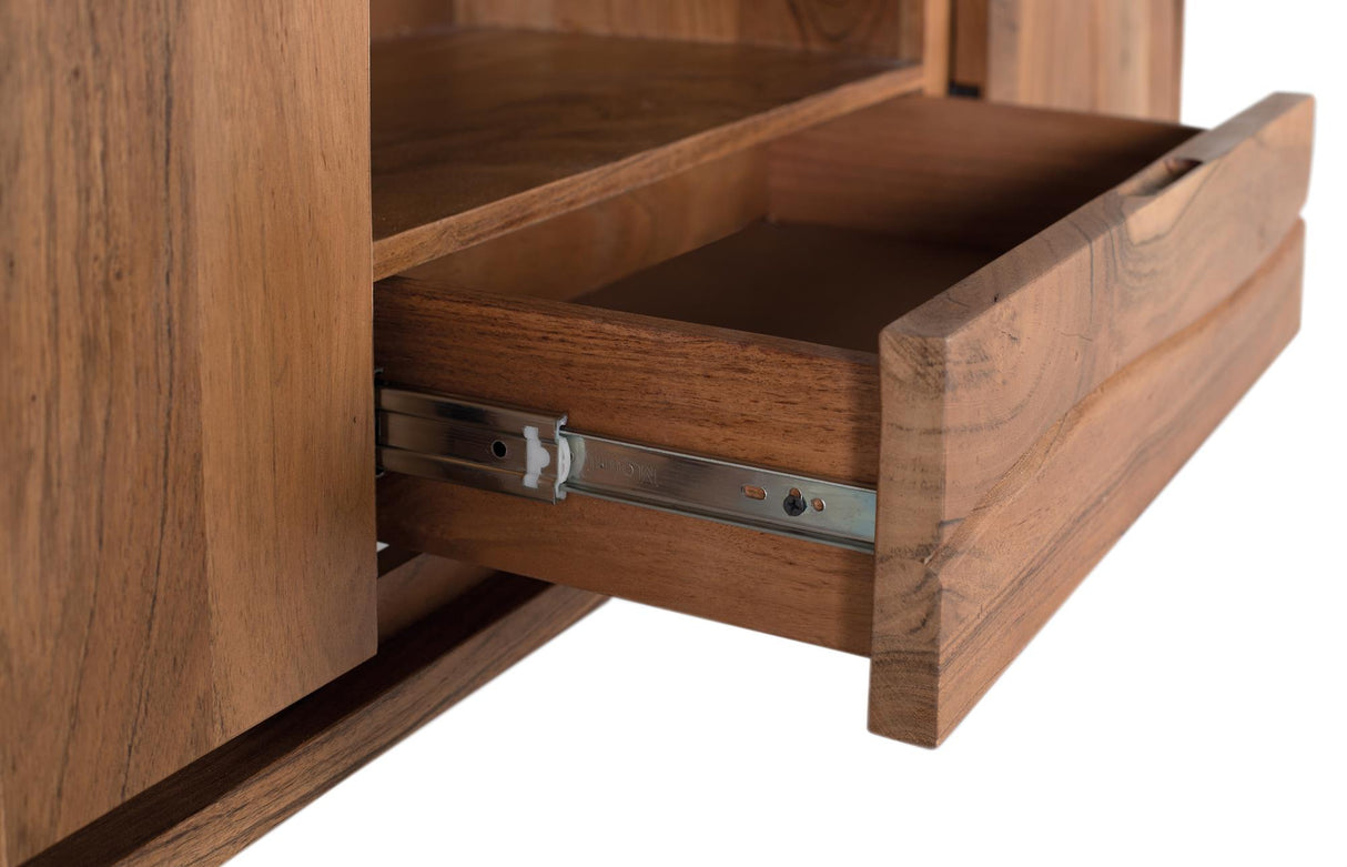 Comoda TV din Lemn de Acacia cu Picioare Metalice Giner y Colomer