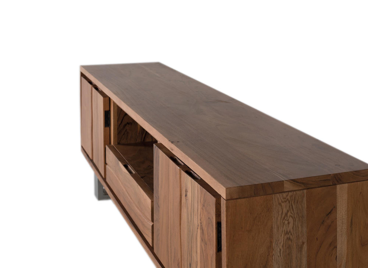 Comoda TV din Lemn de Acacia cu Picioare Metalice Giner y Colomer