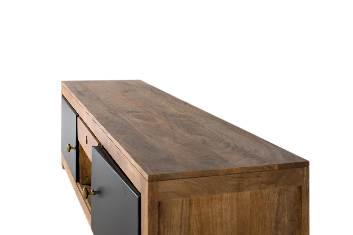 Comoda TV din Lemn de Mango cu Iluminare Interioara Giner y Colomer