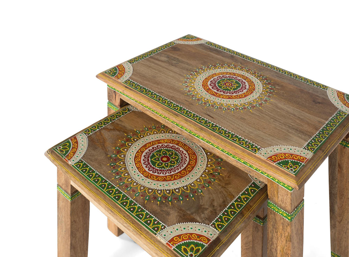 Mese de Sufragerie din Lemn de Mango Pictate Manual Giner y Colomer