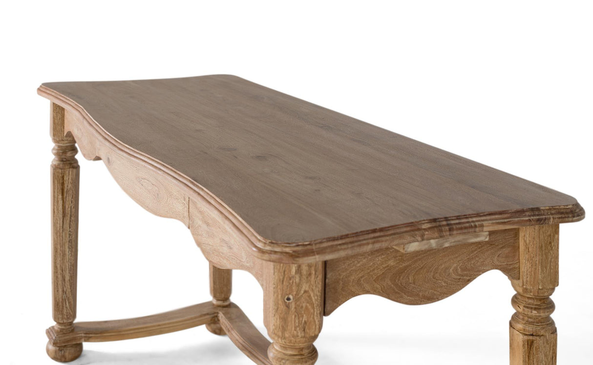 Birou cu Sertar din Lemn de Acacia Natural Giner y Colomer