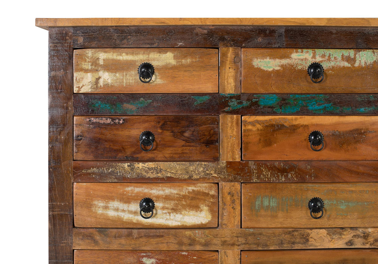 Comoda cu 28 de Sertare din Lemn Reciclat Giner y Colomer