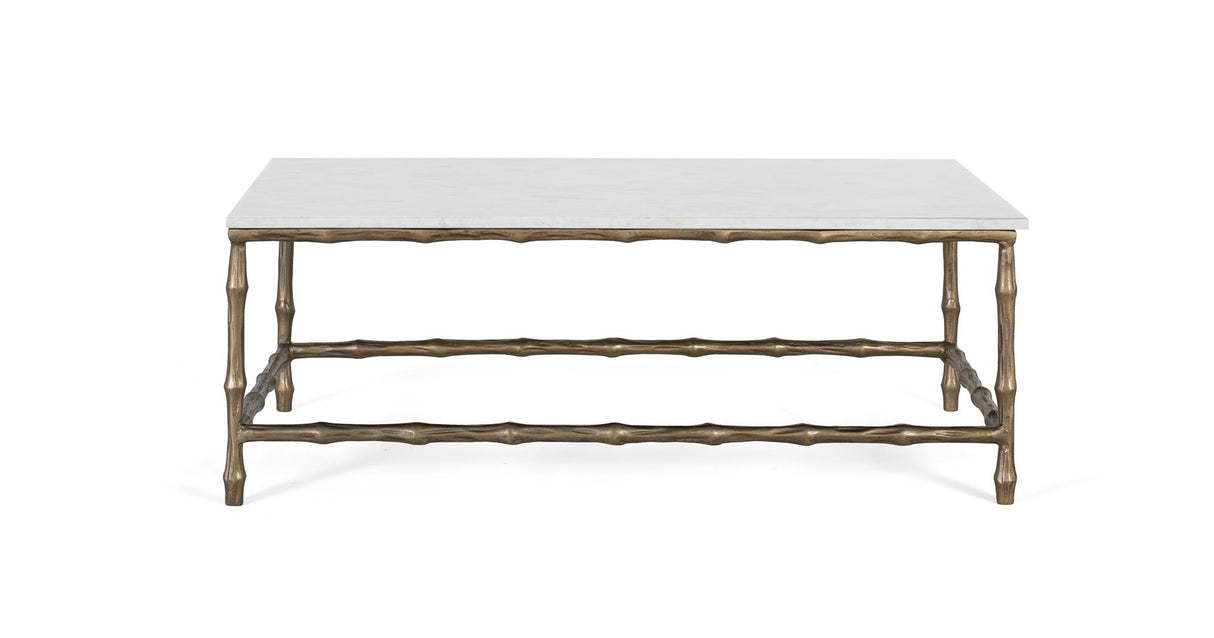 Masa de Cafea Annabelle din Aluminiu si Marmura Giner y Colomer