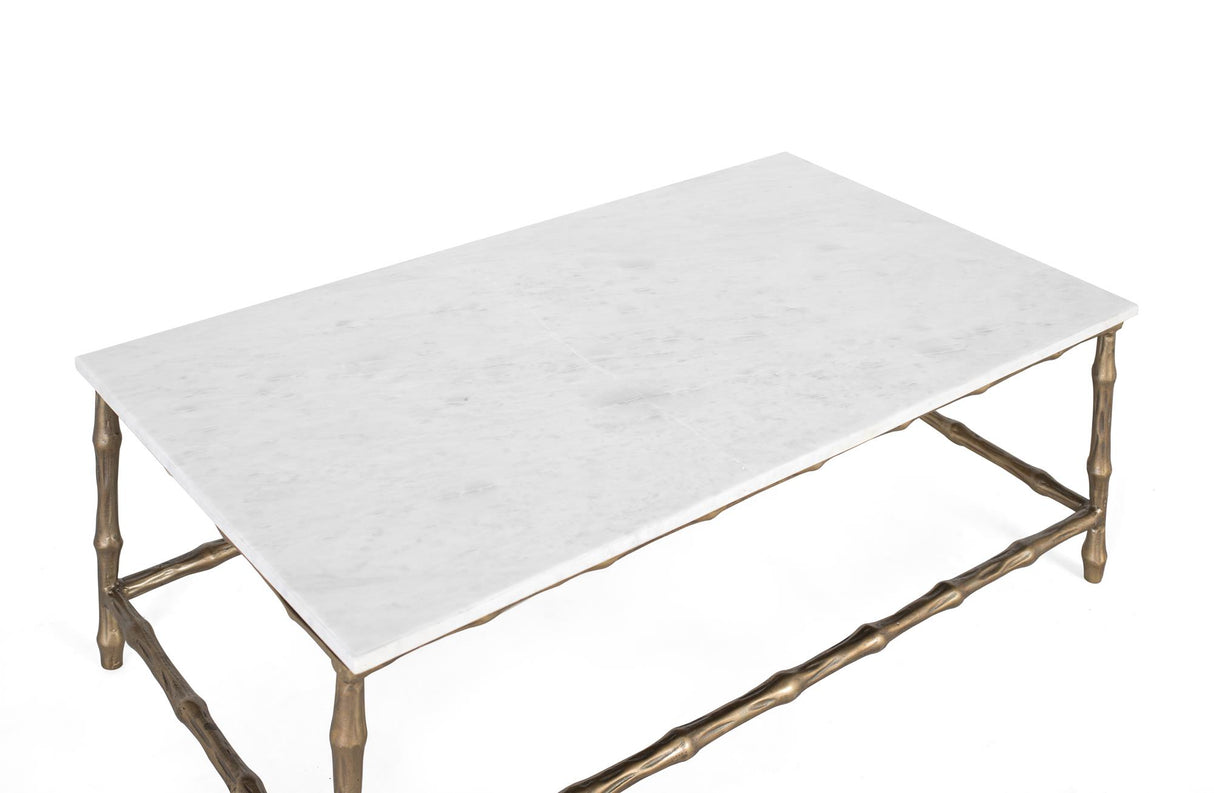 Masa de Cafea Annabelle din Aluminiu si Marmura Giner y Colomer