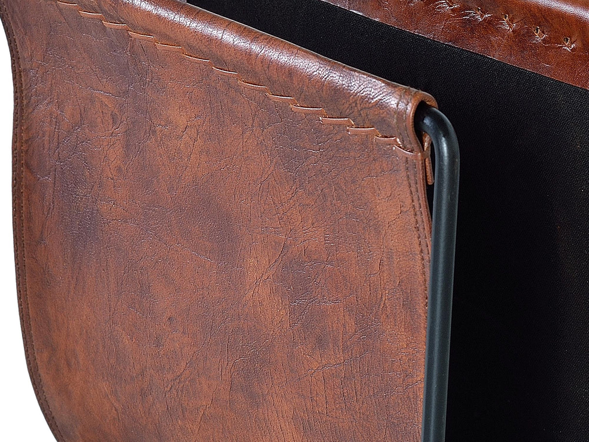 Suport de Reviste din Piele si Metal Giner y Colomer