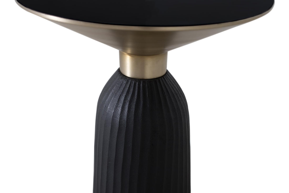 Masa de Cafea Ofelia din Sticla Securizata cu Baza Metalica Giner y Colomer