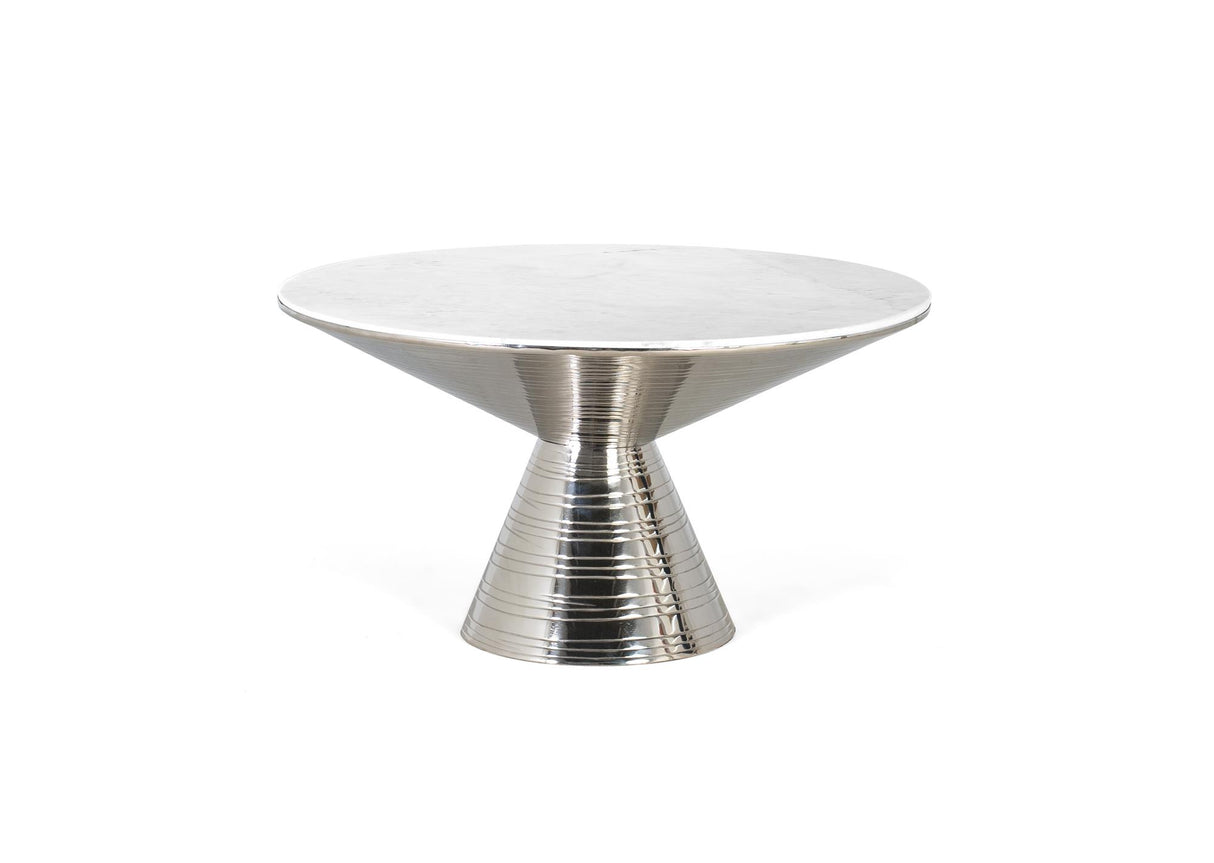 Masa de Cafea Oslo din Marmura cu Baza Metalica Giner y Colomer