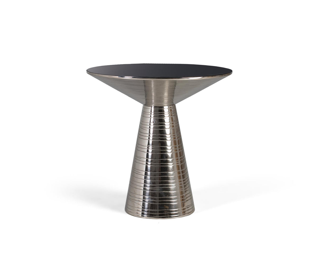 Masa de Cafea din Sticla Securizata cu Baza Metalica Giner y Colomer