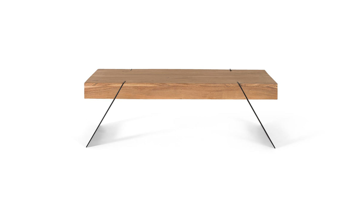 Masa de Cafea din Stejar cu Suport Metalic Giner y Colomer