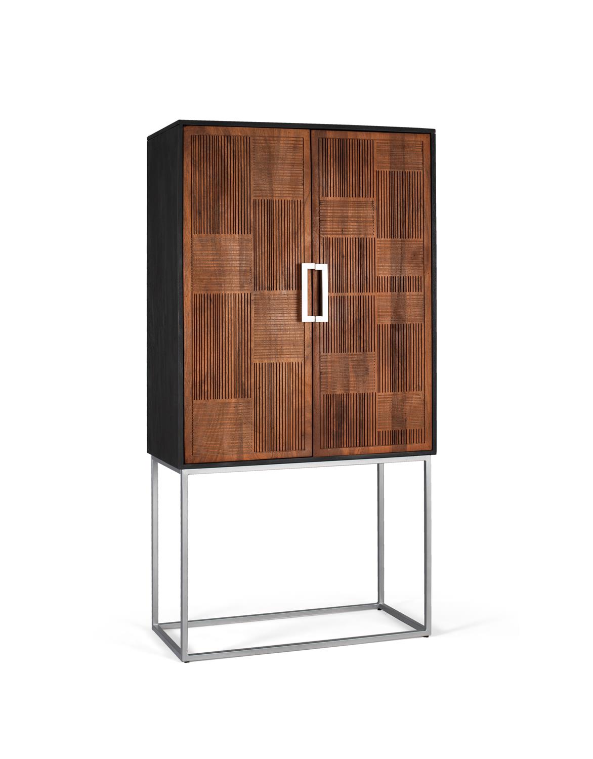 Comoda Bar din Lemn Mango si Baza Metalica Giner y Colomer