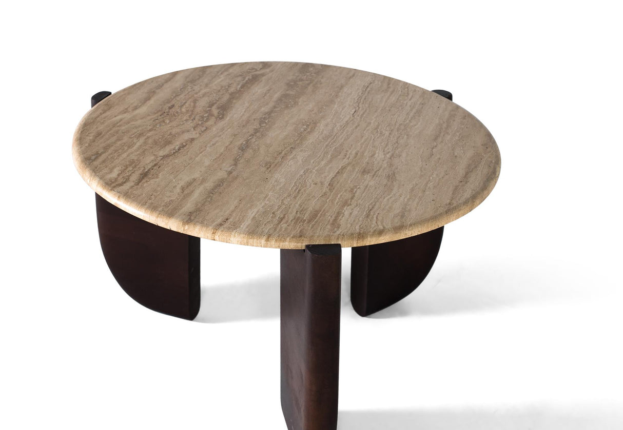 Masa de Cafea din Mango cu Blat de Marmura Giner y Colomer