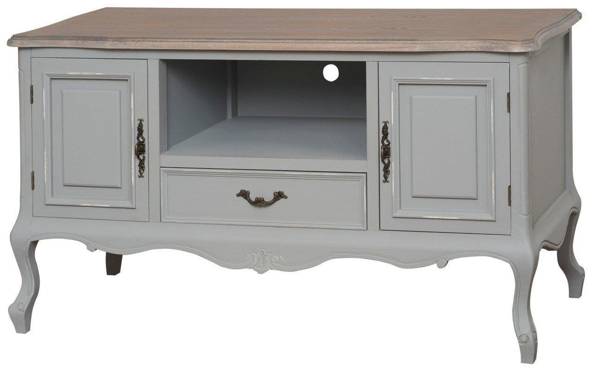 Comoda TV Provence cu Picioare Sculptate si Manere Bronz Livin Hill