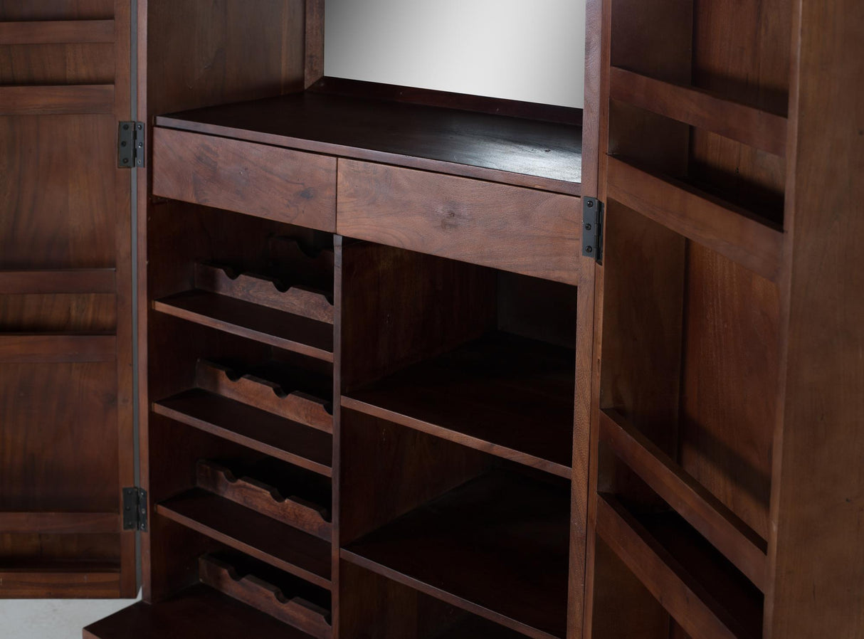 Dulap Bar din Lemn Mango cu Baza Metalica Cires Giner y Colomer