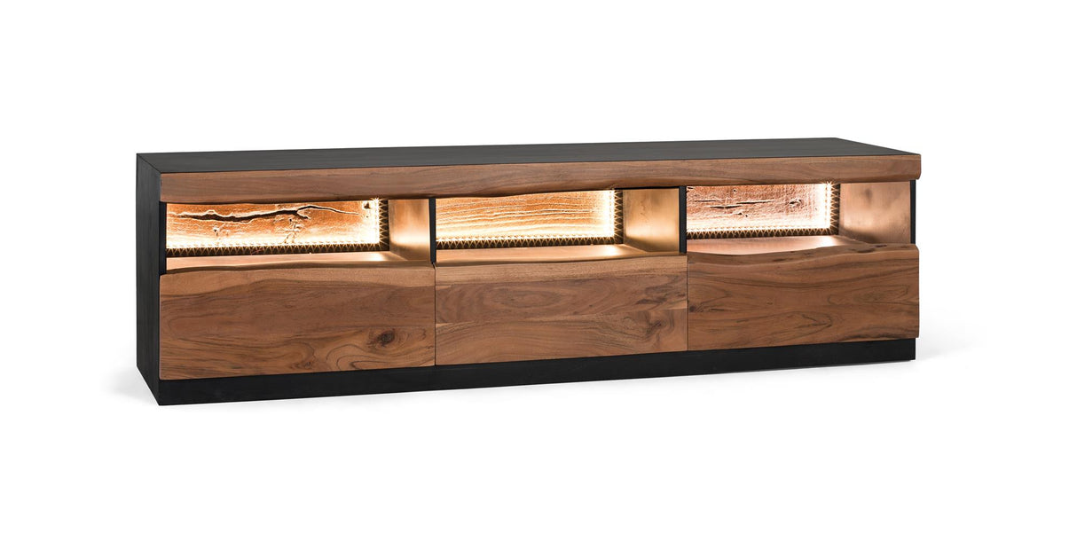 Comoda TV cu 3 Sertare din Lemn de Acacia Giner y Colomer