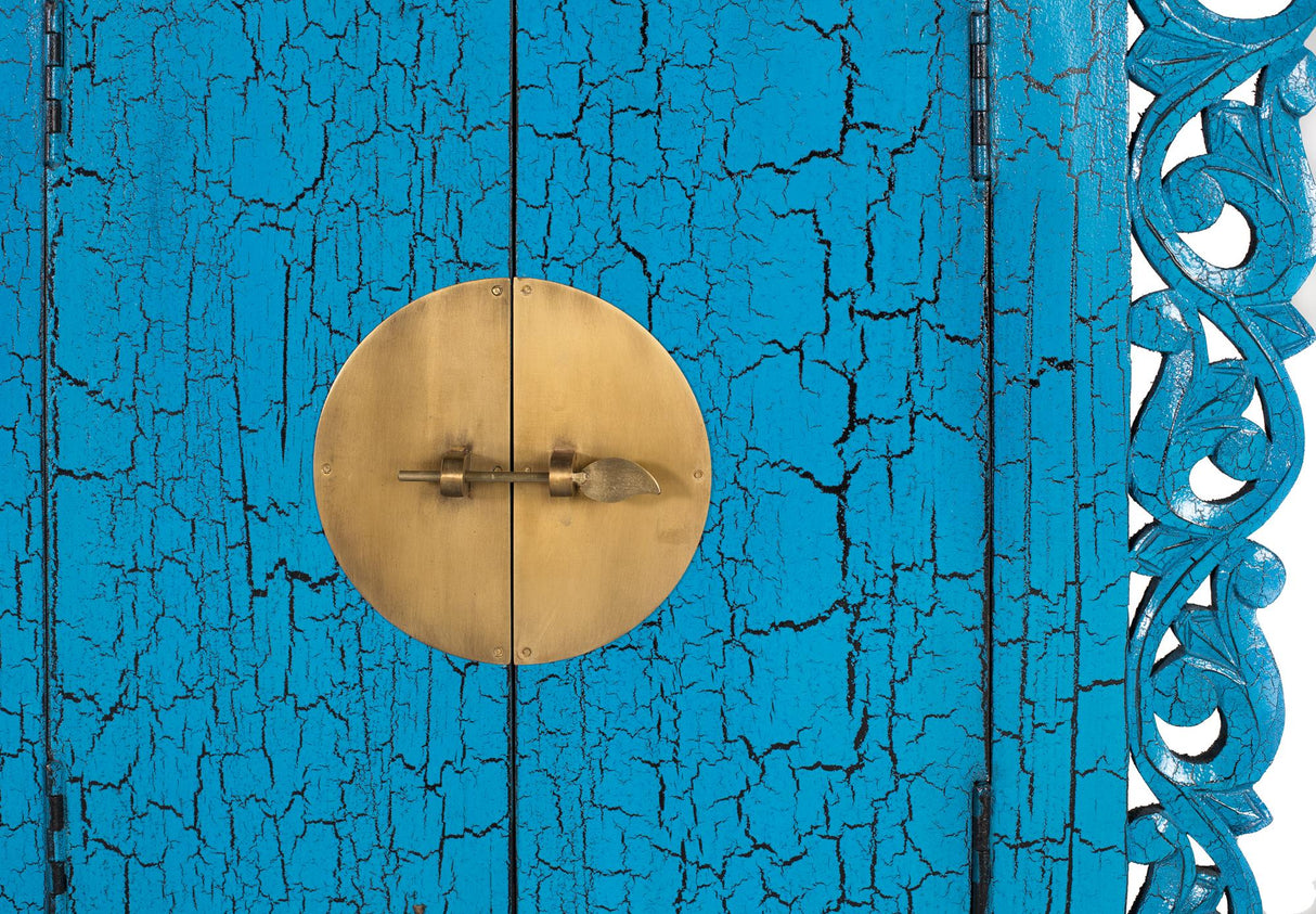 Comoda Rio din Lemn de Mango cu Rafturi si Picioare Giner y Colomer