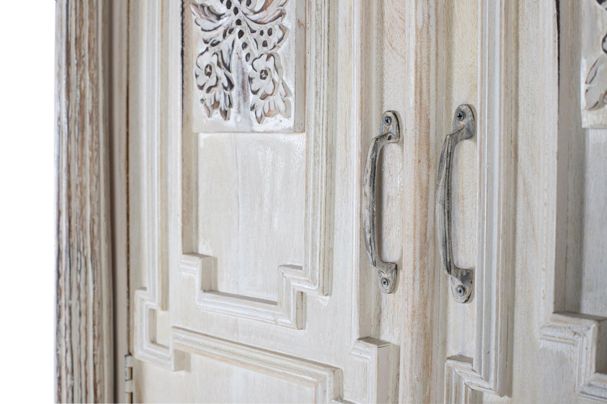 Dulap din Lemn de Mango Alb Imbatranit Giner y Colomer