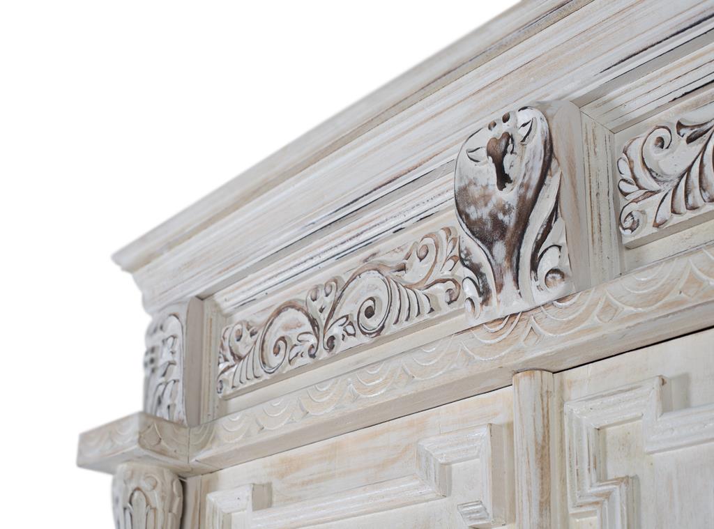 Dulap din Lemn de Mango Alb Imbatranit Giner y Colomer