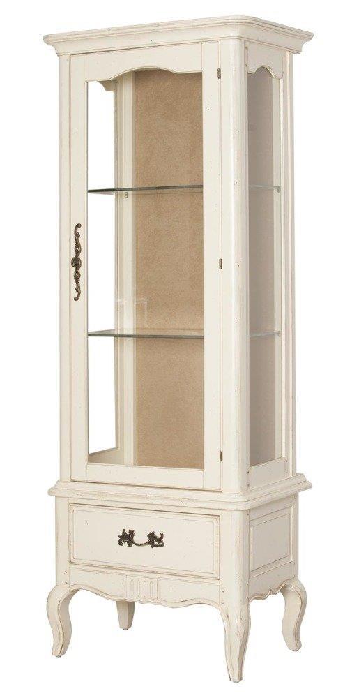 Vitrina din Lemn cu Picioare Sculptate si Manere Metalice Livin Hill