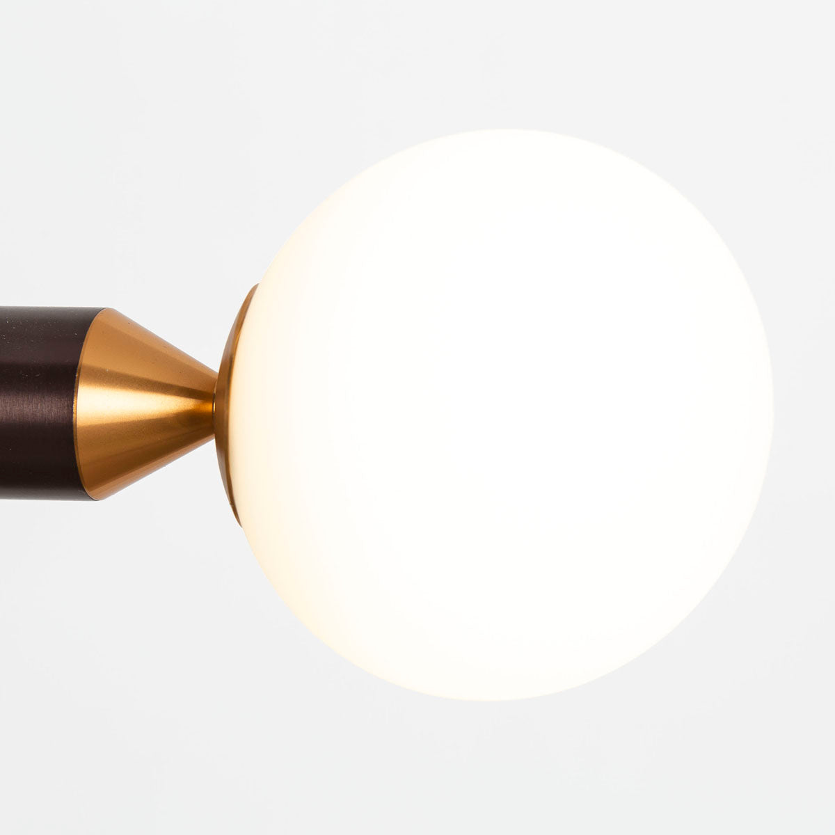 Lustra Aluminiu Maro Sticla Alba Thai Natura