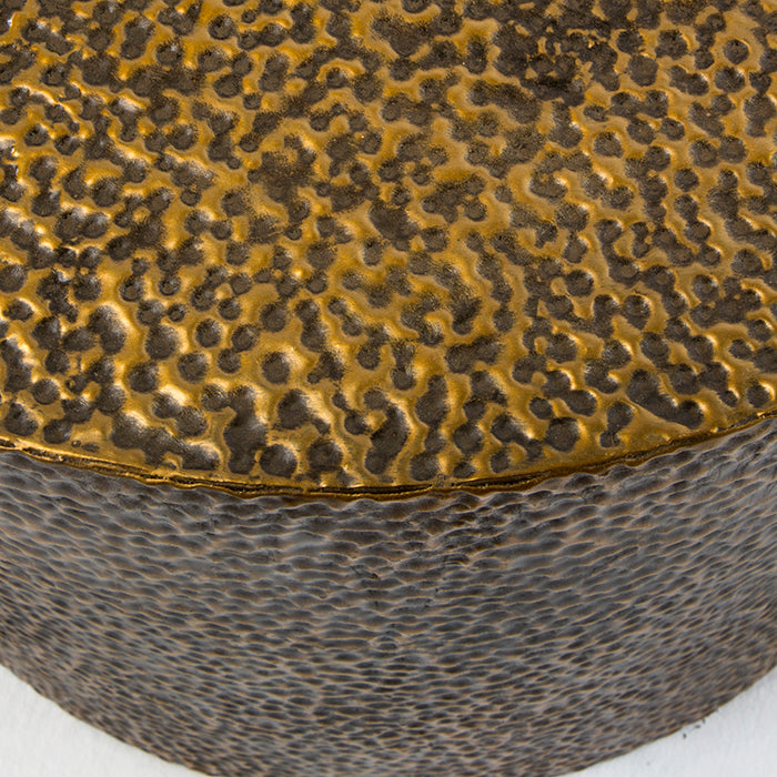 Set de 3 Mese Laterale din Metal cu Finisaj de Alama Thai Natura