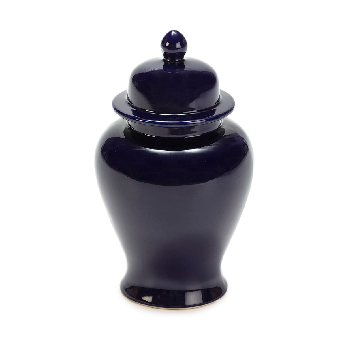 Vaza Ceramica Neagra/Albastra Model Rustic Thai Natura