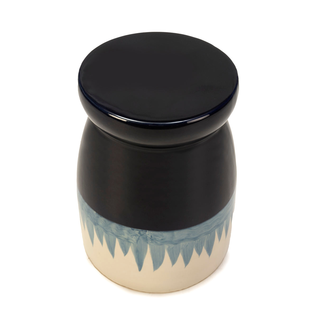 Masuta de Cafea Ceramica Alba Albastra Thai Natura