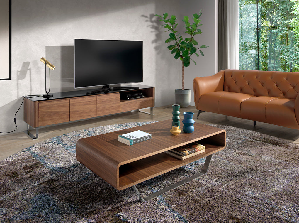 Masa de Cafea din Stejar cu Suport Metalic Angel Cerda