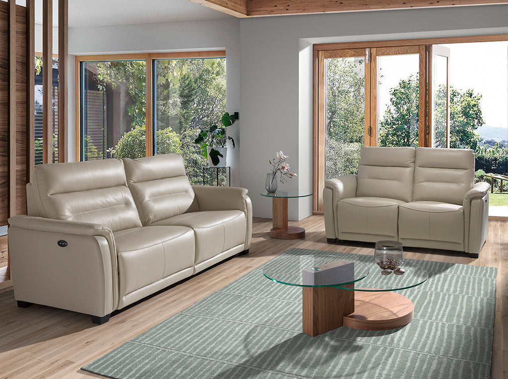 Masa de Cafea Rotunda cu Blaturi din Sticla si Nuc Angel Cerda