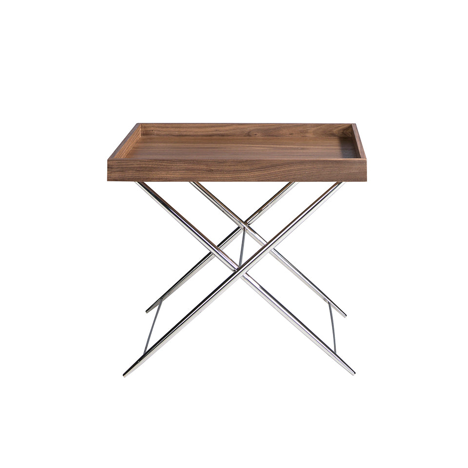 Masa Laterala din Stejar cu Suport Metalic Angel Cerda