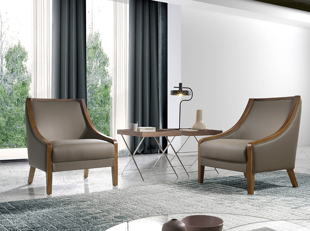 Masa Laterala din Stejar cu Suport Metalic Angel Cerda