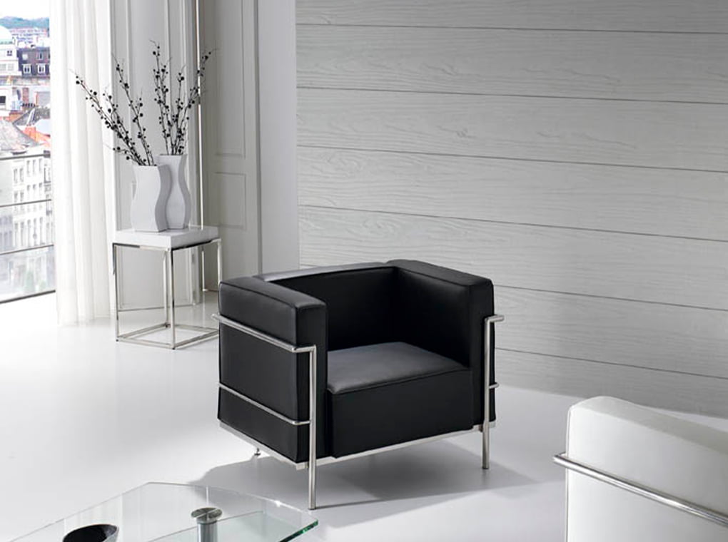 Masa Laterala din Lemn Alb cu Suport Metalic Angel Cerda