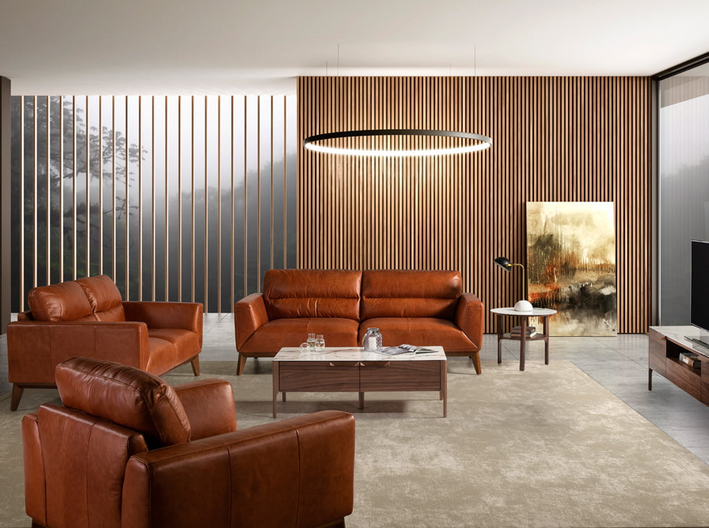 Masa de Cafea din Fibra de Sticla cu Efect de Marmura Angel Cerda