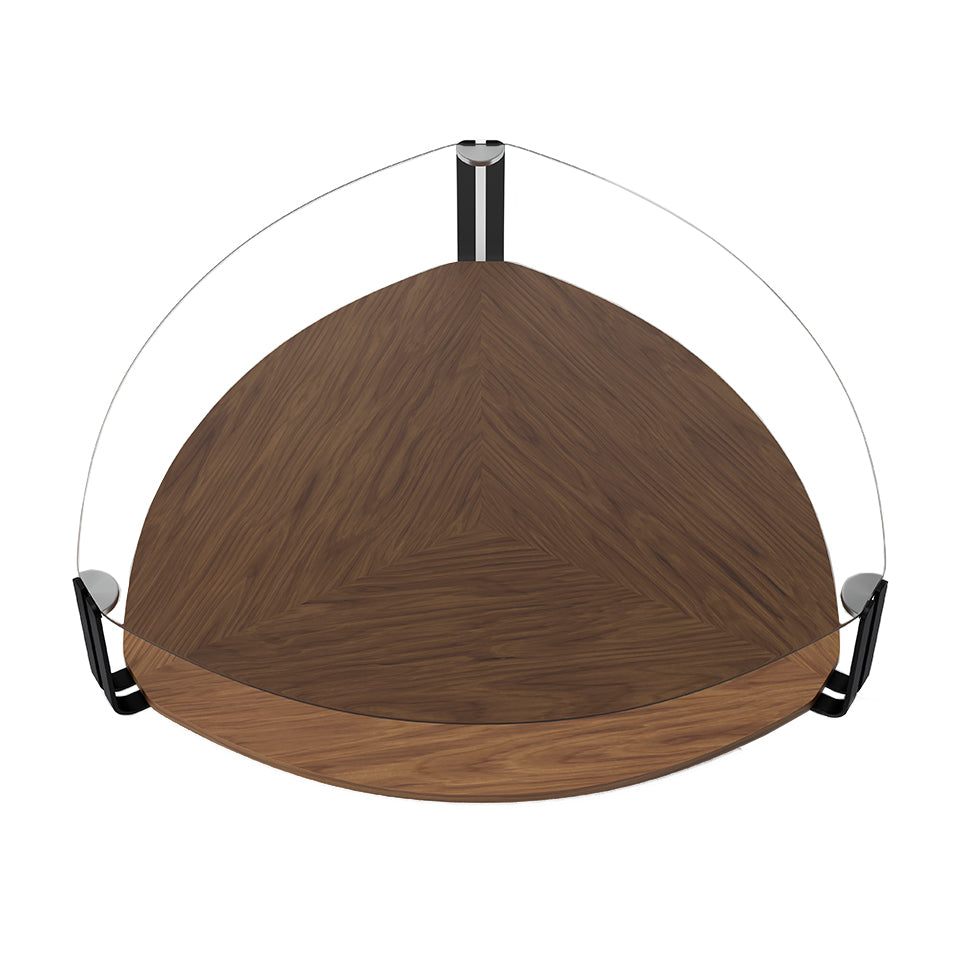 Masa de Cafea din Stejar cu Suport Metalic Angel Cerda